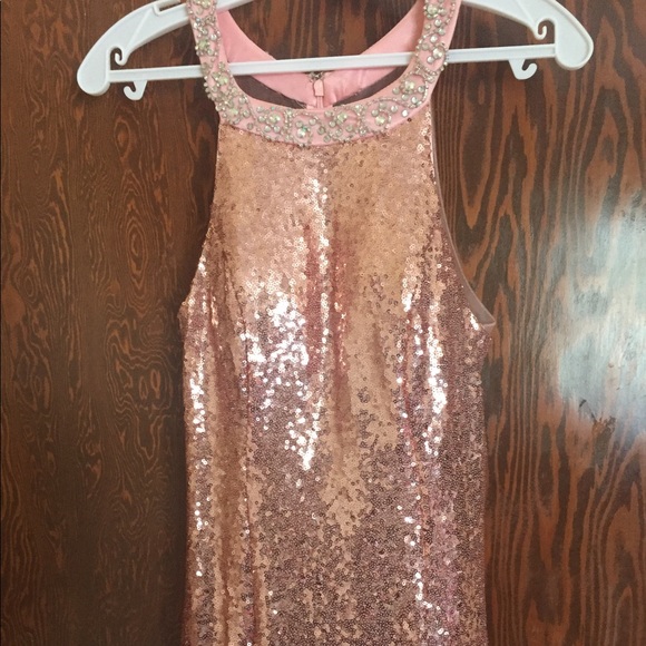 Sparkly Pink Prom Dress - Picture 4 of 4